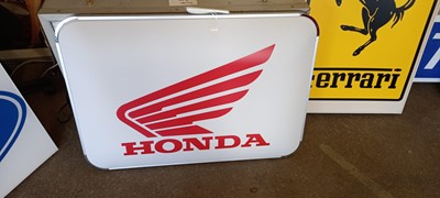 Lot 451 - HONDA LIGHT UP SIGN