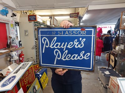 Lot 46 - DOUBLE SIDED PLAYERS SIGN