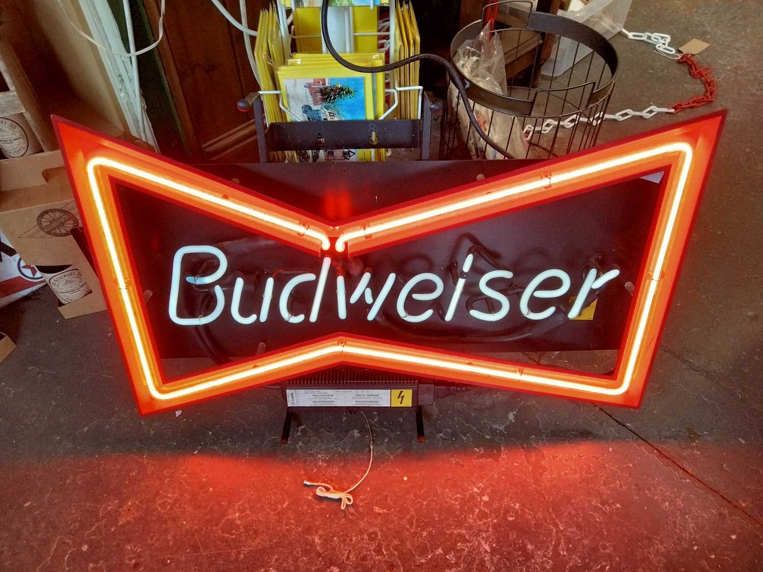 Lot 251 - BUDWEISER NEON SIGN