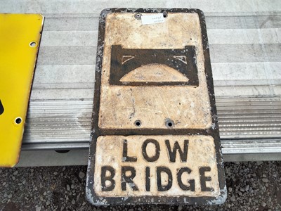 Lot 249 - LOW BRIDGE SIGN