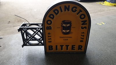 Lot 256 - BODDINGTONS SIGN