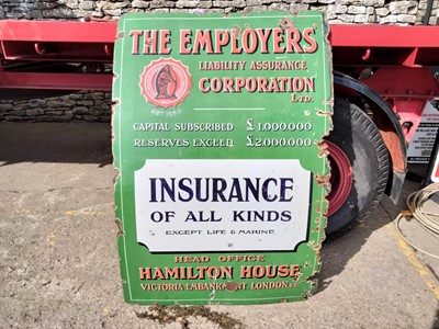 Lot 269 - EMPLOYERS LIAILITY INSURANCE SIGN
