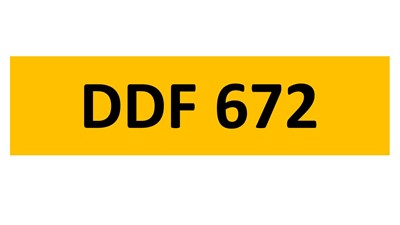 Lot 336 - REGISTRATION ON RETENTION - DDF 672
