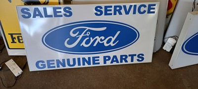 Lot 458 - FORD SALES AND SERVICE LIGHT UP SIGN