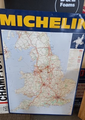 Lot 466 - PAIR OF MICHELIN TIN MAPS