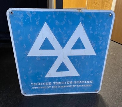 Lot 467 - MOT SIGN