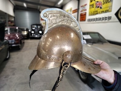 Lot 391 - VIC BRASS FIREMANS HELMET