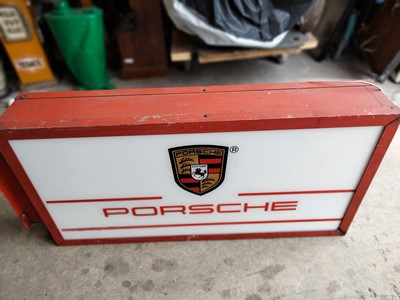 Lot 511 - PORSCHE DOUBLE SIDED SIGN