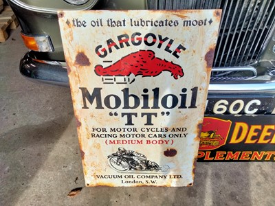 Lot 588 - GARGOYLE MOBILOIL SIGN