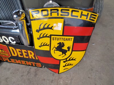 Lot 590 - PORSCHE SIGN