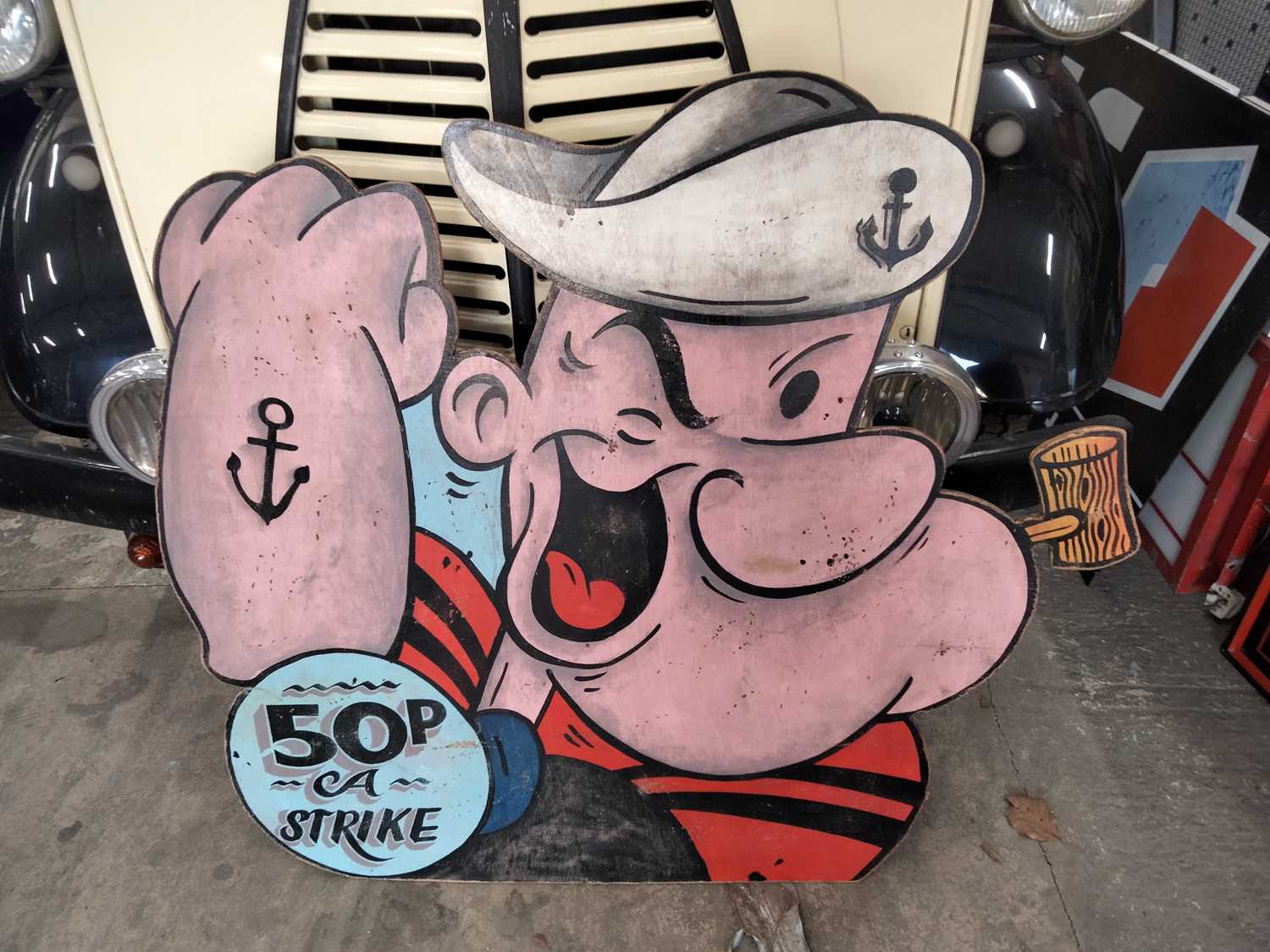 Lot 629 - POPEYE SIGN