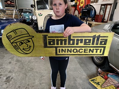 Lot 626 - LAMBRETTA INNOCENT SIGN