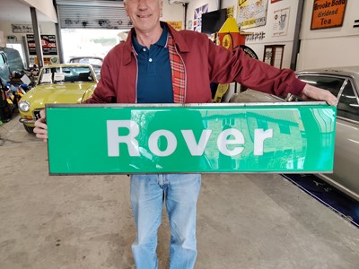 Lot 630 - ILLUMINATED ROVER SIGN