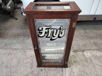 Lot 7 - FRY'S GLASS CABINET