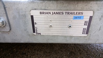 Lot 599 - BRIAN JAMES C4 TRAILER