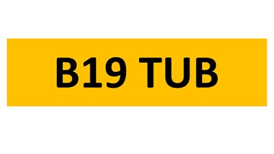 Lot 450 - REGISTRATION ON RETENTION - B19 TUB