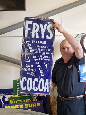 Lot 554 - FRYS COCOA SIGN