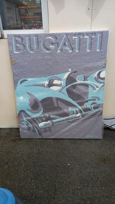 Lot 89 - BUGATTI WALL ART