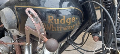Lot 308 - 1930 RUDGE-WHITWORTH CYCLE & SIDECAR