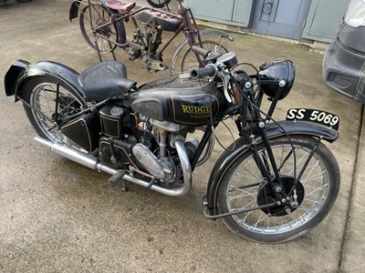 Lot 218 - 1938 RUDGE ULSTER BRONZE HEAD MOTORCYCLE