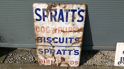 Lot 144 - SPRATTS SIGN