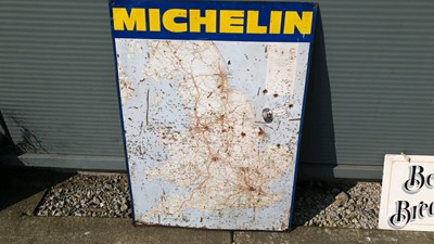Lot 150 - MICHELIN UK MAP SIGN