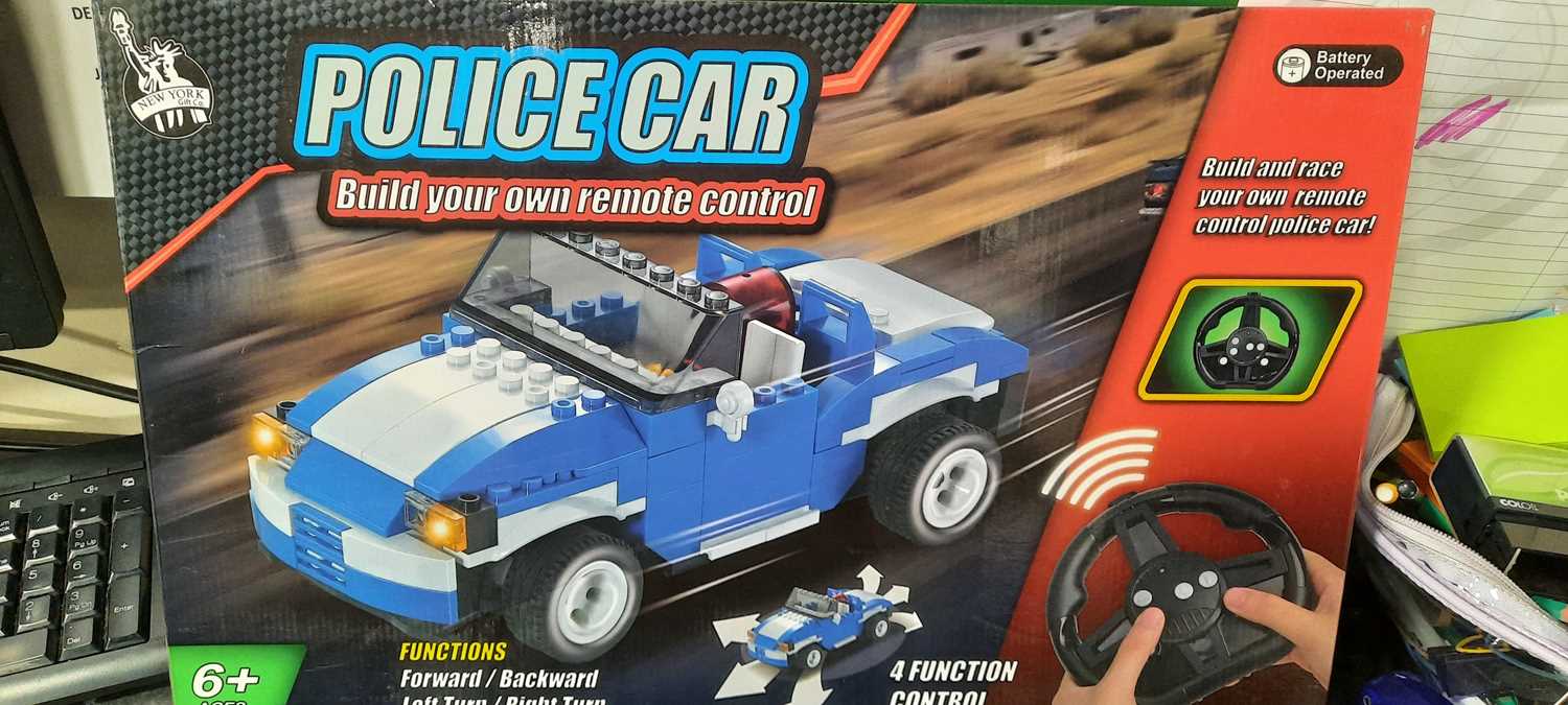Lot 176 - BUILD YOUR OWN REMOTE CONTROL POLICE CAR - ALL PROCEEDS TO CHARITY