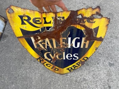 Lot 279 - RALEIGH CYCLES SIGN