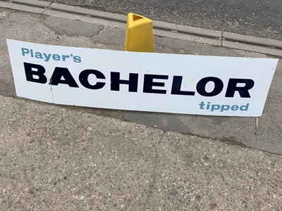 Lot 51 - PLAYERS BACHELOR TIPPED ENAMEL SIGN
