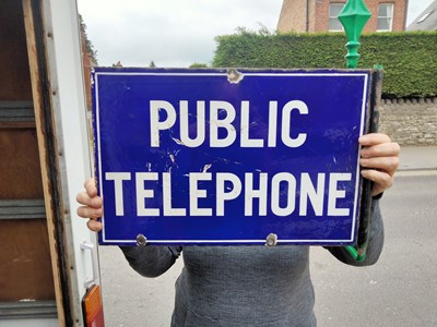 Lot 11 - PUBLIC TELEPHONE DOUBLE SIDED SIGN