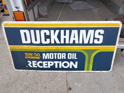Lot 13 - DUCKHAMS MOTOR OIL RECEPTION SIGN