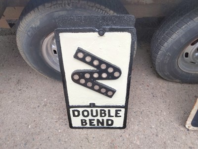 Lot 17 - DOUBLE BEND SIGN