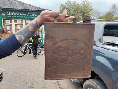 Lot 163 - ESSO METAL CAN