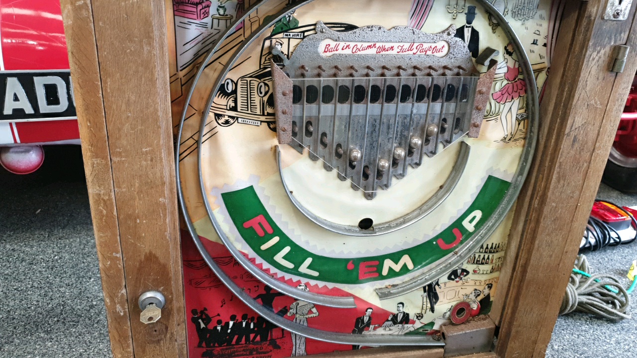 Lot 369 - BAGATELLE MACHINE