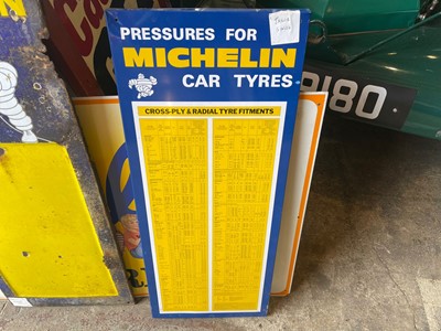 Lot 411 - 1960s MICHELIN CAR TYRES SIGN