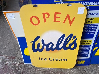 Lot 431 - WALLS DOUBLE SIDED METAL SWINGING SIGN