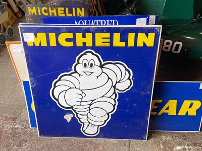 Lot 436 - LARGE SQUARE MICHELIN MAN SIGN