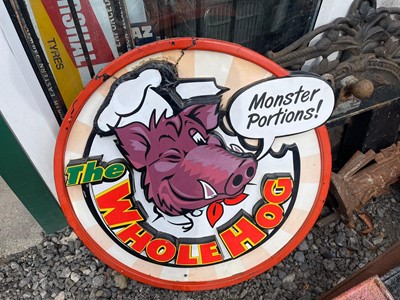 Lot 589 - THE WHOLE HOG SIGN