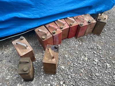Lot 594 - COLLECTION OF PETROL CANS