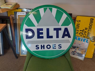 Lot 177 - DELTA SHOES SIGN