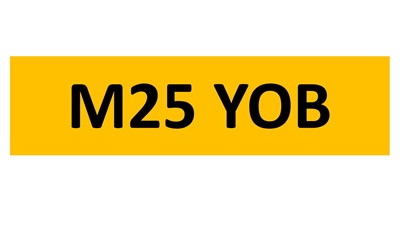 Lot 269 - REGISTRATION ON RETENTION - M25 YOB