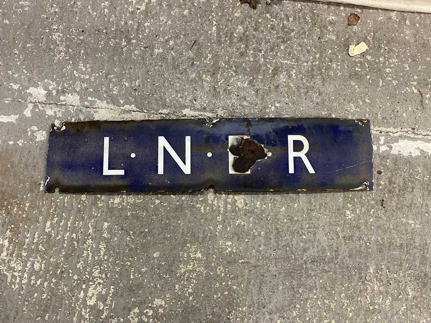 Lot 8 - LNER RAILWAY SIGN