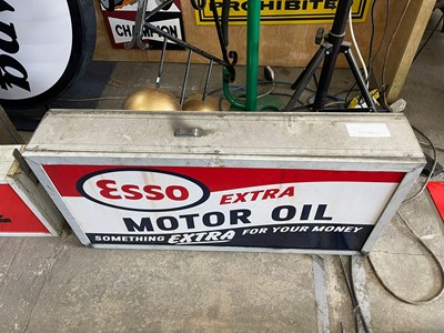Lot 14 - ESSO DOUBLE SIDED LIGHT UP SIGN