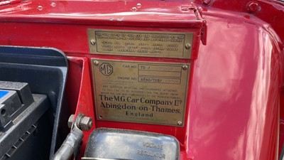 Lot 19 - 1953 MG TD