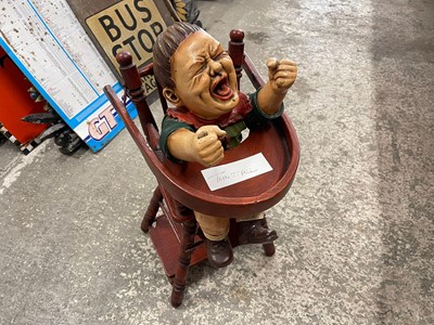 Lot 309 - BABY IN CHAIR