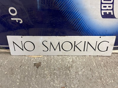 Lot 329 - ENAMEL NO SMOKING SIGN