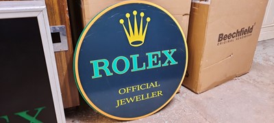 Lot 361 - ROLEX JEWELLERS SIGN