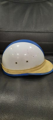 Lot 11 - GEORGE ROPER STYLE MOTORCYCLE HELMET - ALL PROCEEDS TO WHITBY WILDLIFE SANCTUARY