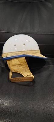 Lot 11 - GEORGE ROPER STYLE MOTORCYCLE HELMET - ALL PROCEEDS TO WHITBY WILDLIFE SANCTUARY