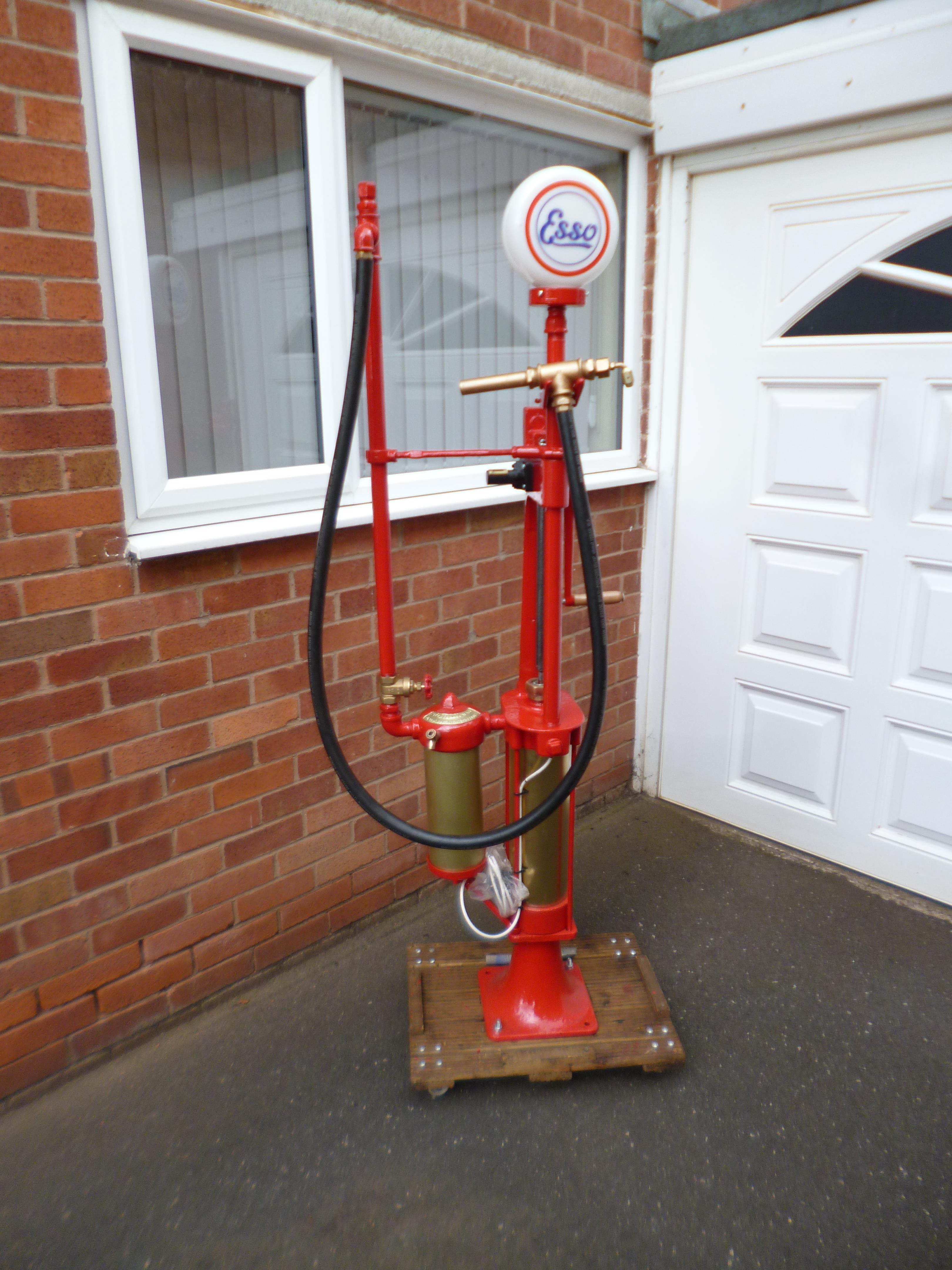 Lot 15 BOWER HAND OPERATED PETROL PUMP